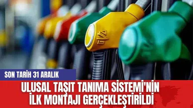 Ulusal Taşıt Tanıma Sistemi'nin İlk Montajı Gerçekleştirildi