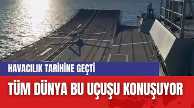 Tüm dünya bu uçuşu konuşuyor...Havacılık tarihine geçti