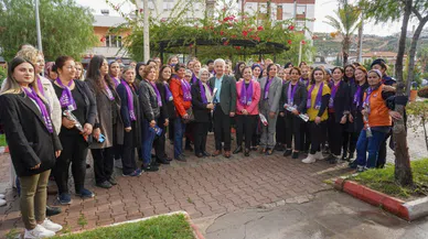 “Her türlü şiddete hayır”