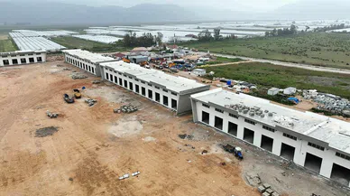 Kaş Hali’nde alt yapı yapılıyor 