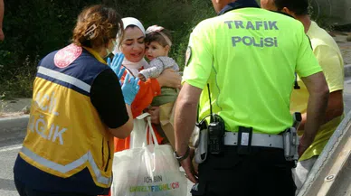 Korkunç kazadan burunları bile kanamadan kurtuldular