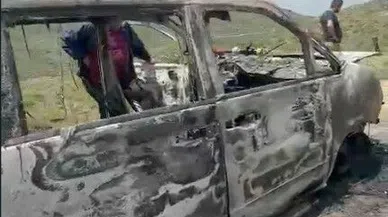 Manavgat'ta dağ başında ilginç kaza