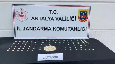 Antalya'da çok sayıda uy*şturucu hap ele geçirildi