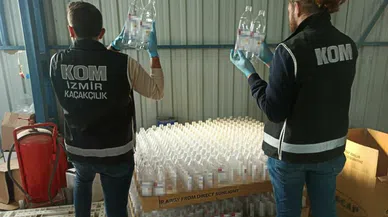 Sahte içki fabrikası kurmuşlar: 38 ton sahte alkol ele geçirildi