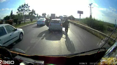 Trafik magandaları kameralardan kaçamadı