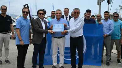 Kemer’in marinasına 29’uncu mavi bayrak