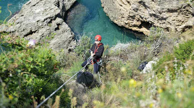 Doğa harikası falezlerde yaza hazırlık