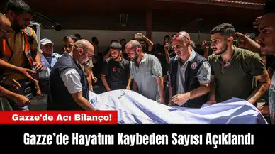 Gazze'de Acı Bilanço Her Geçen Gün Ağırlaşıyor!