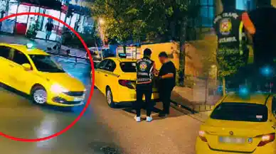Tehlike Saçan Taksi Sürücüsü Kıskıvrak Yakalandı