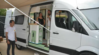 Antalyalı karavan tutkunları fuarda bir araya geldi