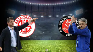 Antalyaspor Fatih Karagümrük'ü Ağırlıyor
