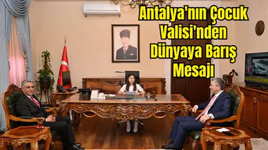 Çocuk Vali Nazenin Karsavurdan: "Savaşlar Değil Oyunlar Konuşulsun"