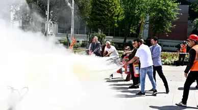 Muratpaşa'da Alevlere Karşı 45 Derecelik Müdahale Gerçekleşti