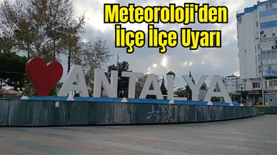 Antalya’da Gökyüzü Karardı! Sağanak Yağış Şiddetlenecek