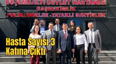 Döşemealtı Devlet Hastanesi’nde Sıra Bekleme Dönemi Geride Kaldı