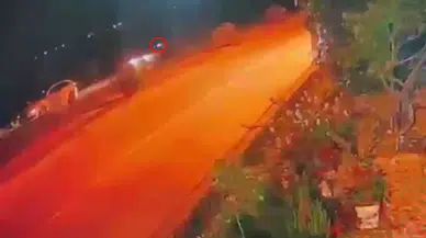 Serik'te Kan Donduran Yol Kesme Anı Kamerada