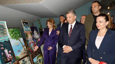 Azize Kahraman Kursiyerlerinden AKM'de Yıl Sonu Sergisi