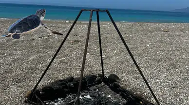 Kumluca'da Akılalmaz Görüntü! Caretta Caretta Yuvalarında Mangal Yaktılar