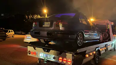 Burdur'da Abartı Egzoz Operasyonu: 2 Araç Trafikten Men Edildi