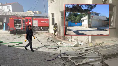 Burdur'da Eski Açık Cezaevinden Dumanlar Yükseldi