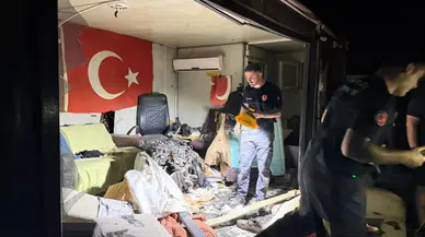 Serik’te Kontrolden Çıkan Otomobilin Motoru Barakaya Girdi