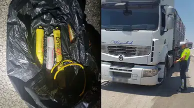 Adana'da Araçtan Çıkanlar Şoke Etti! 4 Adet Patlayıcı Madde Ele Geçirildi!