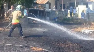 Hatay’da Korkutan Yangın: Bahçeyi Küle Çevirdi