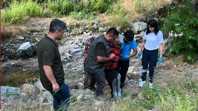 Adana'da Kayalıklardan Düştü, Ormancılar Kurtardı!