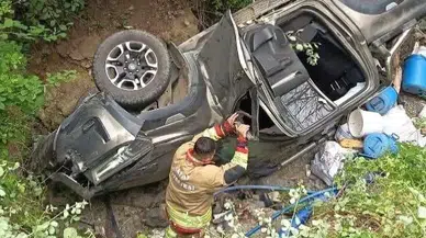 Hatay’da Feci Kaza: Çarpışmanın Etkisiyle Dereye Uçtu