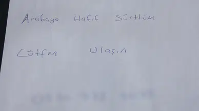 Park Halindeki Araca Çarptı "Arabaya Sürttüm" Notuyla Takdir Topladı!