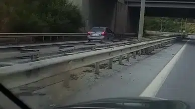 Hatay'da Dehşet Veren Görüntü! Ters Şeritte İlerleyen Sürücü Tehlike Yarattı