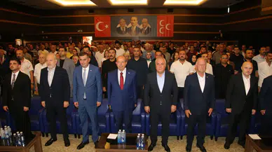 KKTC Eski Cumhurbaşkanı Ersin Tatar Alanya'da Kıbrıs'ın geleceğini anlattı