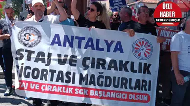 Antalya Staj ve Çıraklık Mağdurları Bursa’da Adalet İçin Tek Ses