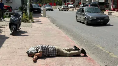 Sakarya'da Kaldırımda Sızan Şahıs Ekiplere Zor Anlar Yaşattı!