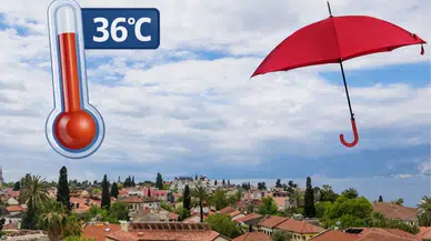 İç kesimlerde Sıcaklık Artışı ve Sağanak Yağış Var