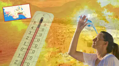 Antalya Meteoroloji Haritası Kırmızıya Döndü! Rekor Sıcaklık Akşamı Zor Ettirecek