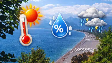 Antalya'da Nem ve Sıcaklık Baskısı Artıyor! O İlçeler Sağanakla Serinleyecek