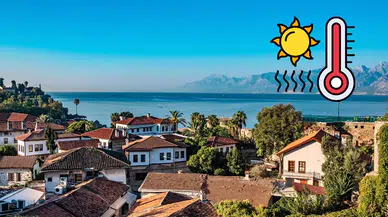 Antalya'da Sıcaklık 3 Derece Birden Yükseliyor!