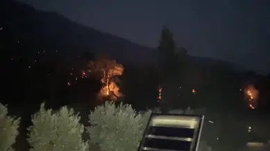 Kaş'ta Korku Dolu Bekleyiş! Kaş'taki Orman Yangını Devam Ediyor