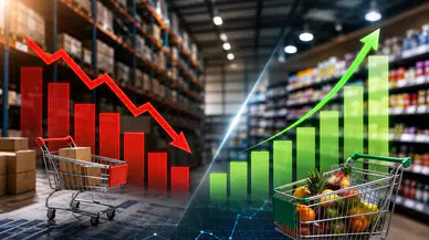 Ticaret Satış Hacminde Yıllık Düşüş, Perakende Artışta