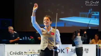 Milli Bilardocu Güzin Müjde'den Dünya Şampiyonluğu