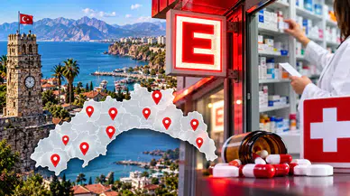Antalya'da 19 Eylül Cuma Nöbetçi Eczaneler Listesi Açıklandı