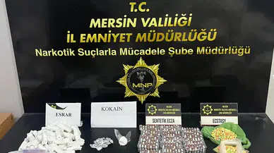 Mersin'de Narkotik Operasyonu: 257 Bin Sentetik Hap Ele Geçirildi