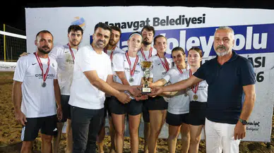 Manavgat’ta Plaj Voleybolu Heyecanı Coşkulu Finalle Tamamlandı