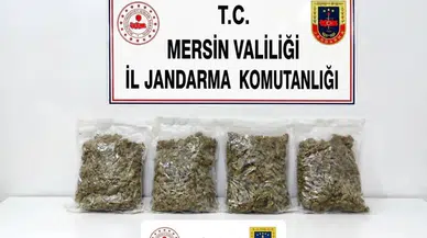 Mersin'de Uyuşturucu Operasyonu: 2 Kilo 100 Gram Esrar Ele Geçirildi