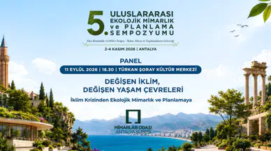 Antalya'da İklim Krizi ve Ekolojik Mimarlık Zirvesi İçin Geri Sayım Başladı