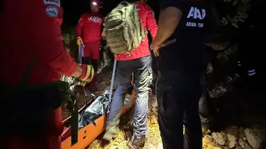 Kaş Likya Yolu'nda Yaralı Turist Mahsur Kaldı! Çadır Kurup Yardım Bekledi