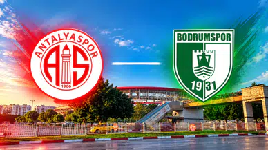Antalyaspor - Bodrumspor Maçı Sona Erdi: 1-2