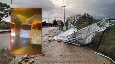Belek'te Turizm Çalışanlarını Taşıyan Servis Kontrol Noktasına Çarptı