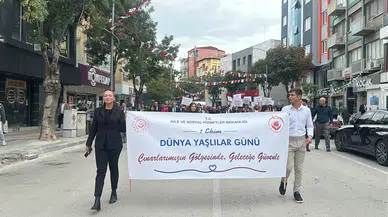 Burdur’da 1 Ekim Dünya Yaşlılar Günü’nde "Gençler ve Yaşlılar" Yürüyüşü